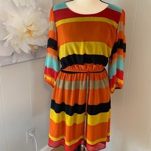 Adorable striped dress!